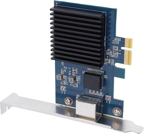 بطاقة الشبكة PCIe 10G مجموعة شرائح RTL8127 PCI Express Gen 4 X1 إلى 10 جيجابت إيثرنت محول توافق واسع لخوادم Linux وأجهزة الكمبيوتر المكتبية in Kuwait