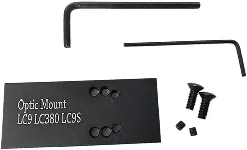 Ade Advanced Optics Mini RD3-006x Green Dot Reflex البصر لـ Ruger LC9، LC380، LC9S لوحة تركيب المسدس التي تحل محل البصر الخلفي in Kuwait