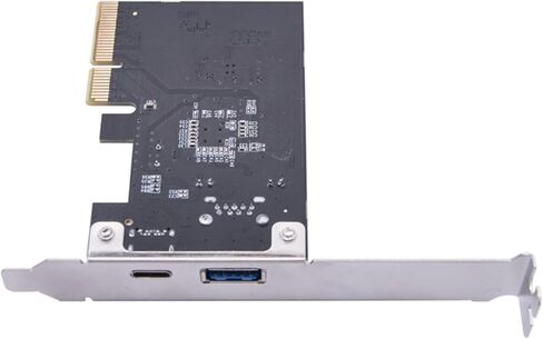 PCIE USB3.2 10Gbps Expansion Card PCIE To 2 Port Type C+A ASM1142 Chip Adapter USB Adapter For Desktop PC Expansion Card in Saudi Arabia