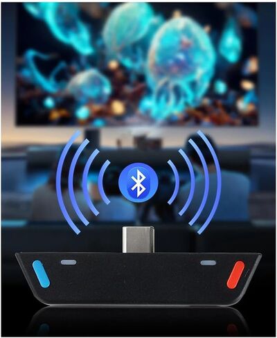 Aboiled Type-C Bluetooth 5.4 Transmitter for Headphones - High-Definition Auracast Audio Streaming for Mobile and Game Players in Kuwait