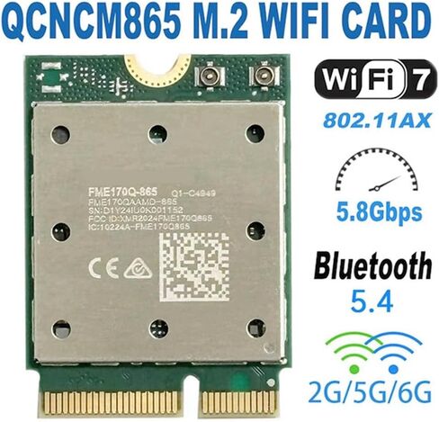 Aboiled WiFi 7 Network Card - Bluetooth 5.4 Tri-Band 5800M M.2 NGFF WiFi Adapter for High-Speed Internet in Kuwait