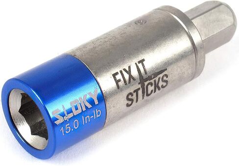 Fix It Sticks Field Hunting Outdoors Gun Maintenance Adjustable Fits 1/4in Bit T-Way Wrench Small Torque Limiter, 18 in-lb in Kuwait