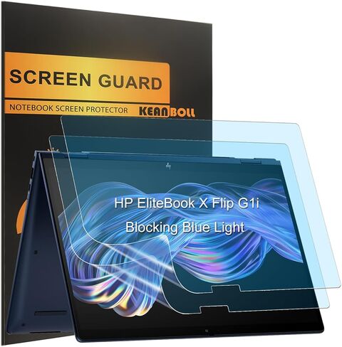 KEANBOLL (عبوة من قطعتين) مصممة لواقي شاشة HP EliteBook X Flip G1i الجديد مقاس 14 بوصة لعام 2025، يحجب الضوء الأزرق غير اللامع ومضاد للوهج ودرع مضاد لبصمات الأصابع - (مناسب فقط للإصدار 2 في 1!) in Kuwait