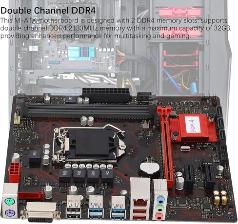 اللوحة الأم Tangxi B150M V3، فتحة وحدة المعالجة المركزية LGA 1151، ذاكرة 2xDDR4، تدعم PCIE 3.0، اللوحة الأم للكمبيوتر الشخصي للألعاب Micro ATX in Saudi Arabia