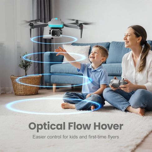 طائرة بدون طيار للأطفال مع كاميرا، طائرة رباعية RC قابلة للطي مع شاشة تحكم عن بعد 4.5 بوصة، محرك بدون فرش، تحوم التدفق البصري، كاميرا قابلة للتعديل، قلاب 360 درجة، صورة/فيديو بالإيماءات، مفتاح تشغيل/أرض واحد، لعبة هدية عيد ميلاد in Kuwait