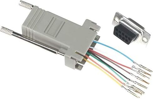 مجموعة محول وحدات 8 أسلاك من شركة الصندوق الأسود DB9FEMALE إلى RJ45 أنثى in Saudi Arabia