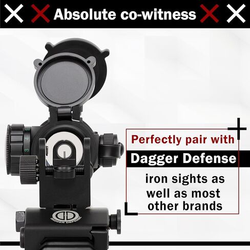 Dagger Defense - شركة مملوكة للطبيب البيطري القتالي - DD30M3 نطاق البصر المنعكس للنقطة الحمراء - البصر المنعكس البصري وبديل لمشاهد النقطة الحمراء الثلاثية الأبعاد in Kuwait