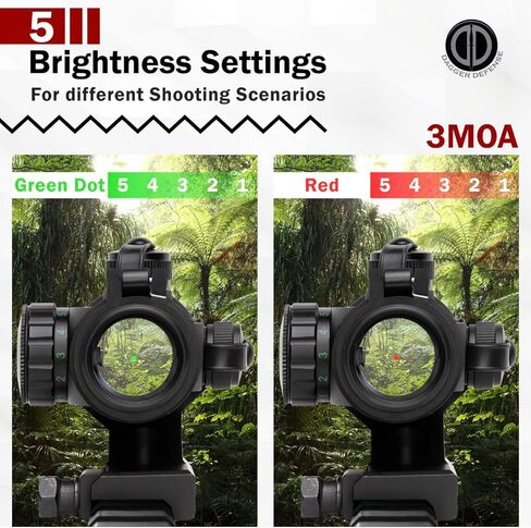 Dagger Defense - شركة مملوكة للطبيب البيطري القتالي - DD30M3 نطاق البصر المنعكس للنقطة الحمراء - البصر المنعكس البصري وبديل لمشاهد النقطة الحمراء الثلاثية الأبعاد in Kuwait