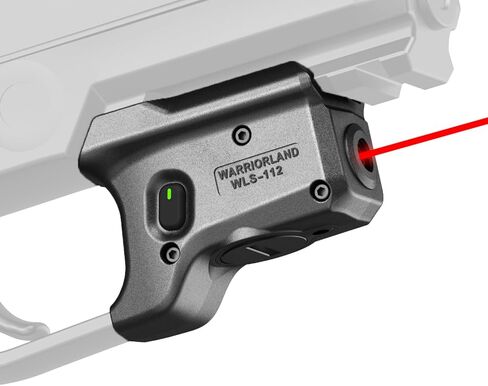 WARRIORLAND Red Laser Sight Fit Sig Sauer P320 Compact M18 & P320 بالحجم الكامل M17، أول شعاع أحمر مع مؤشر الطاقة، ليزر P320 مع مفتاح تشغيل/إيقاف يمكن استخدامه بكلتا اليدين، WLS-112 in Kuwait