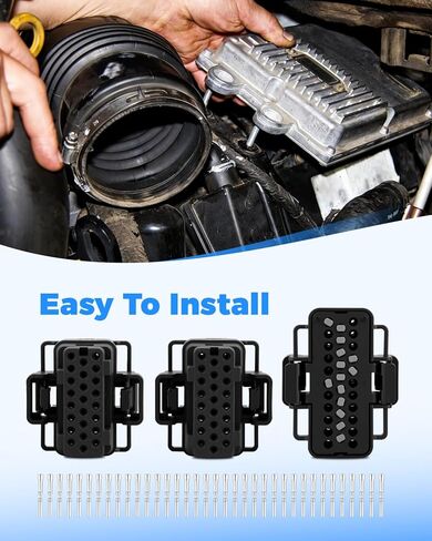 FICM Fuel Injection Control Module Connector Terminal Wiring Harness Plug Fit for Ford Excursion F250 - F750 6.0L Diesel Powerstroke Replace 1456315-2 1456315-6 1437287-6 AP0018 AP0019 AP0020 in Saudi Arabia