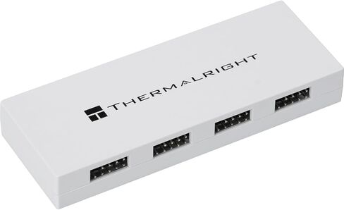 Thermalright Interal USB 2.0 Hub X5، يعمل بـ SATA، حامل مغناطيسي، توسيع USB 9-Pin للوحة الأم للكمبيوتر الشخصي (أسود) in Saudi Arabia