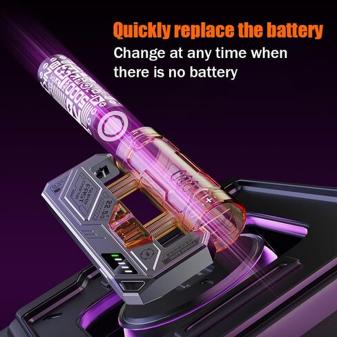 شاحن بطارية 21700 شاحن بطارية وظيفة بنك الطاقة 3A شاحن سريع للبطاريات القابلة لإعادة الشحن ليثيوم أيون 21700 (باستثناء البطارية) in Kuwait