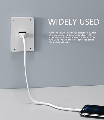 BERLAT USB 3.0 Keystone Jack Coupler، محول موصل أنثى إلى أنثى - 5 عبوات سوداء للوحات الحائط، ولوحات التصحيح، والشبكات وتركيب البيانات in Kuwait