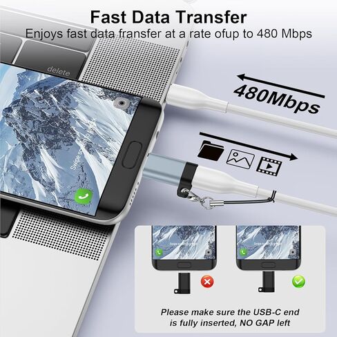 محول Micro USB إلى USB C، 4 حزم من النوع C أنثى إلى محول Micro USB ذكر يدعم الشحن ومزامنة البيانات لهواتف Samsung Galaxy S7/S7+/S7 Edge/S6/S6 Edge/J3/J7/Note 6/5، LG G4، Nexus 4/5/6 in Kuwait
