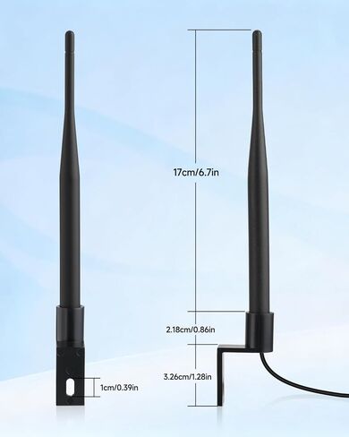Superbat SMA Antenna 698-2700MHz 5dBi Omni-Directional 4G LTE Cellular Antenna with 10ft Cable Mounting Bracket for Cellular Signal Booster Camera Router Gateway etc. in Saudi Arabia