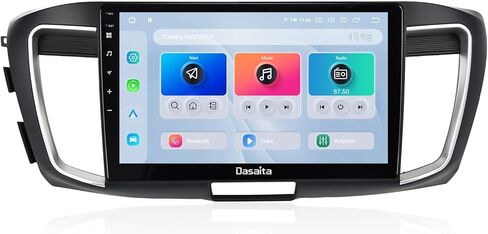Dasaita 8GB+256GB Head Unit for Honda Accord 2013-2017, 10.2'' Android 13 Car Stereo, Wireless Carplay Android Auto, Plug & Play GPS Navigation, Voice Control, 18FM/12AM Radio in Saudi Arabia
