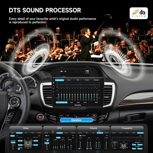 Dasaita 8GB+256GB Head Unit for Honda Accord 2013-2017, 10.2'' Android 13 Car Stereo, Wireless Carplay Android Auto, Plug & Play GPS Navigation, Voice Control, 18FM/12AM Radio in Saudi Arabia