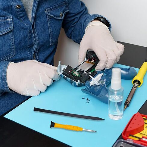 Hall Effect Joystick Repair Kit Compatible with PS5 Controller, SourceTon Anti Drift Replacement Kit with 2 Hall Joysticks, 2 Thumbstick Caps, Metal Tweezer, Screwdriver, Pry Tools in Saudi Arabia