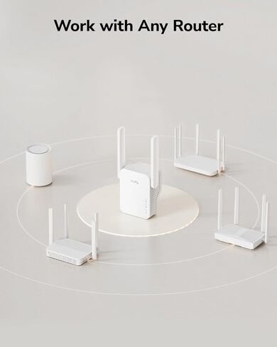 موسع نطاق WiFi Cudy RE300 N300، معزز إشارة 300 ميجا بت في الثانية 2.4 جيجا هرتز مع منفذ إيثرنت، موسع شبكة WiFi مع زر WPS، مكرر التوصيل والتشغيل، يدعم AP/مكرر/وضع العميل in Saudi Arabia