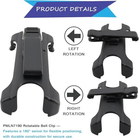 PMLN7190 PMLN7190A Carry Holster Holder Case with Swivel Belt Clip Fit for Motorola SL300 SL500 SL3500e SL1600 SL2600 SL1M SL2M Two Way Radio (3 Pack) in Saudi Arabia