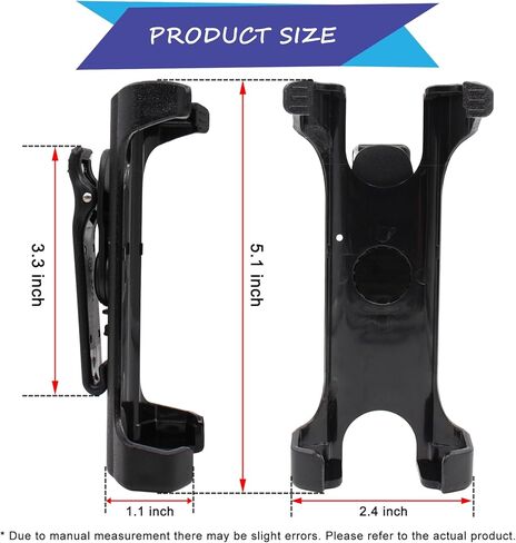 PMLN7190 PMLN7190A Carry Holster Holder Case with Swivel Belt Clip Fit for Motorola SL300 SL500 SL3500e SL1600 SL2600 SL1M SL2M Two Way Radio (3 Pack) in Saudi Arabia