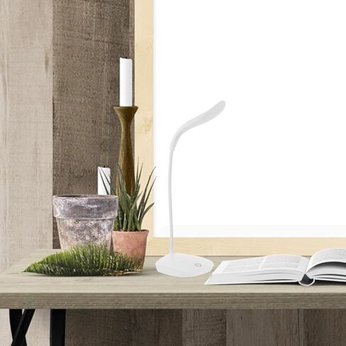 USB Night Light and Eye Protection Book Reading Lamp 360° Rotation USB Learning Light for Bedside and Nursing, White in Saudi Arabia