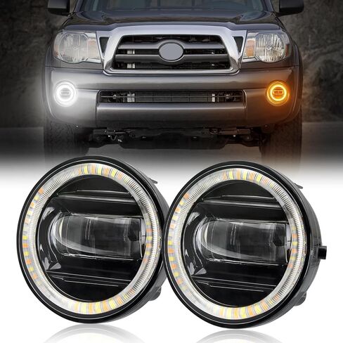 مصباح ضباب LED أبيض من SUPAREE متوافق مع مجموعة مصابيح الضباب F-ord F150 2015-2020 المقاومة للماء بقدرة 36 ​​وات، عبوة من قطعتين in Kuwait
