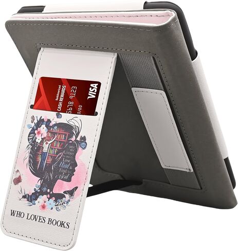 حافظة لجهاز Kindle Paperwhite مقاس 7 بوصات/6.8 بوصات (الجيل الثاني عشر/الحادي عشر - 2024/2021) وإصدار Kindle Colorsoft Signature Edition، غطاء حامل من الجلد الصناعي النحيف لمحبي الكتب، تنبيه/غفو تلقائي لـ Paperwhite 2024 in Saudi Arabia