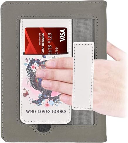حافظة لجهاز Kindle Paperwhite مقاس 7 بوصات/6.8 بوصات (الجيل الثاني عشر/الحادي عشر - 2024/2021) وإصدار Kindle Colorsoft Signature Edition، غطاء حامل من الجلد الصناعي النحيف لمحبي الكتب، تنبيه/غفو تلقائي لـ Paperwhite 2024 in Saudi Arabia