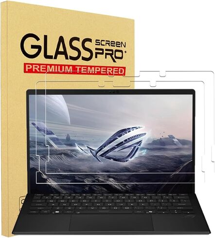 YINOVEEN 2 واقي شاشة من الزجاج المقسى لجهاز الكمبيوتر المحمول 2025 ASUS ROG Flow Z13 GZ302 مقاس 13.4 بوصة، صلابة 9H، مقاوم للخدش in Saudi Arabia