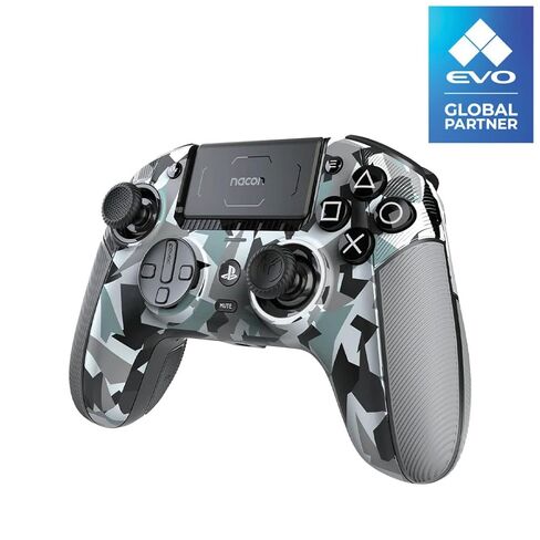 Nacon Revolution 5 Pro Officially Licensed PlayStation Wireless Gaming Controller for PS5 / PS4 / PC - Hall Effect, Trigger Stops, Mappable Buttons, Bluetooth Audio - Arctic Camo (Renewed) in Saudi Arabia
