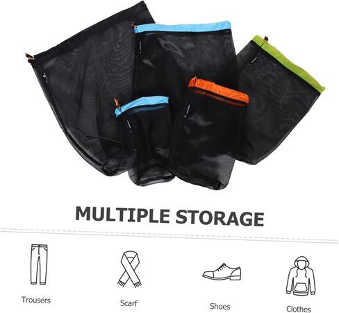 TOYANDONA 1 Set Outdoor Camping Storage Sack Travel Friendly Drawstring Bags for Clothing and Compression Breathable Polyester Mesh Lightweight Compact Eco Conscious in Saudi Arabia
