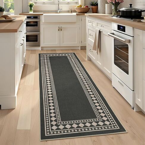 GarveeHome Easy Jute Rug 8x10 Washable Rugs for Living Room Farmhouse Solid Border Outdoor Rug for Patio Non-Slip No Shed Jute Rugs Solid Hand-Woven Carpet for Dining Room Backyard, Natural in Saudi Arabia