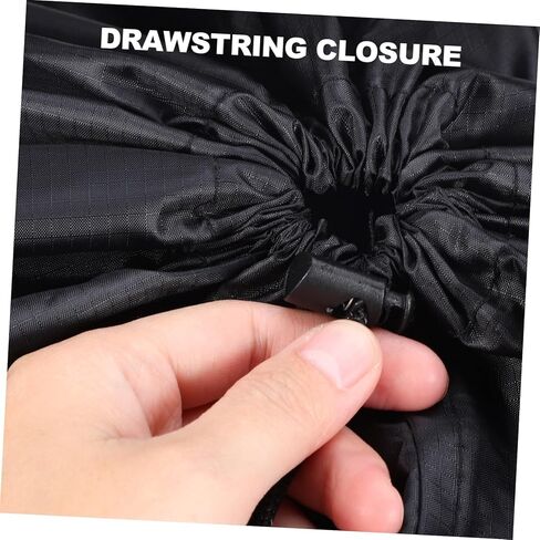 Compression Sack for Sleeping Bags Drawstring Stuff Sack with Adjustable Buckle Durable Polyester Space Saving for Camping and Hiking Supplies Black in Saudi Arabia