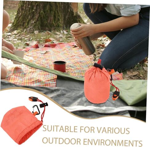 Toyvian Lightweight Thermal Sleeping Bag Drawstring Compression Sack for Outdoor Adventure in Saudi Arabia