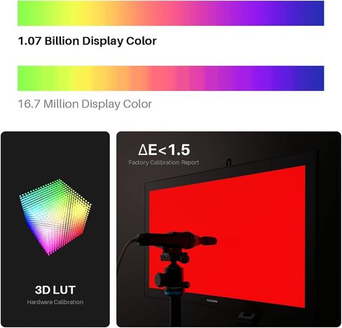 تابلت الرسم HUION KAMVAS Pro 27 بدقة 4K UHD مع حزمة شاشة وقلم HUION Slim PW600S in Kuwait