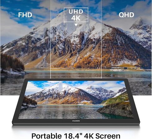 تابلت الرسم HUION KAMVAS Pro 19 4K UHD مع حزمة شاشة تعمل باللمس وقلم HUION Slim PW600S in Kuwait