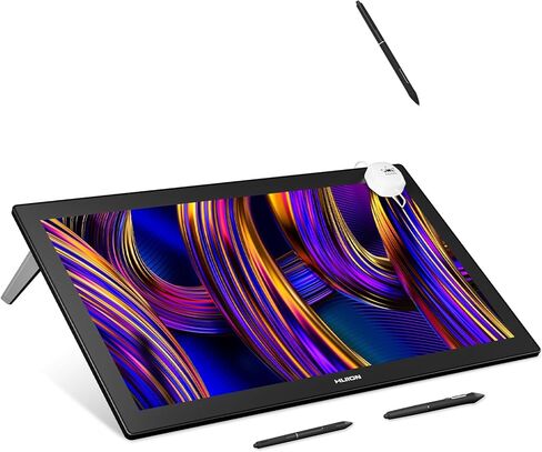 تابلت الرسم HUION KAMVAS Pro 27 (144 هرتز) 4K UHD مع حزمة شاشة مع قلم HUION Slim PW600S in Kuwait