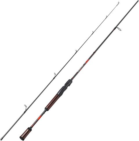 Sougayilang Fishing Rods, 2-Section Carbon Fiber Spinning&Casting Rod with Comfortable Cork Handle Suit for Freshwater Saltwater Night Fishing Pole in Saudi Arabia