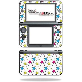 غلاف MightySkins متوافق مع Nintendo New 3DS XL (2015) - Smiley Stars | غطاء ملتف واقٍ ومتين وفريد ​​من نوعه من الفينيل | سهل التطبيق والإزالة وتغيير الأنماط | صنع في الولايات المتحدة الأمريكية in Kuwait