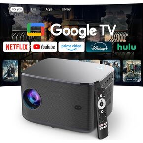 【مرخص من Netflix - شاشة LCD مقاس 5 بوصات - 4k -2200ANSI】جهاز عرض ذكي مزود بواي فاي وبلوتوث، مقاوم للغبار، محكم الغلق، صوت ثلاثي الأبعاد، حجر مفاتيح تلقائي وتكبير، جهاز عرض أصلي HD 1080P بحد أقصى 330 بوصة، جهاز عرض منزلي خارجي in Kuwait