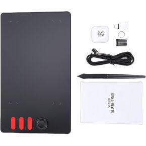 Fafeicy Q5 Drawing Tablet, 7.68x4.80in Drawing Area with 16384 Pressure Levels Battery Free Stylus, 6 Shortcut Keys, Tilt Support, for Win Mac Illustrator (Q5) in Saudi Arabia