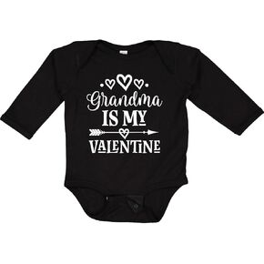 inktastic Grandma Is My Valentine Long Sleeve Creeper in Kuwait