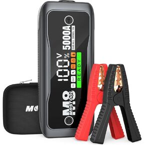 MOSTOOL M6 3000A Jump Starter 20000mAh - 10L Gas/8L Diesel 12V Car Booster with 30W PD Power Bank, 4" LCD, IP65 Waterproof for Sedans/SUVs/Trucks in Saudi Arabia
