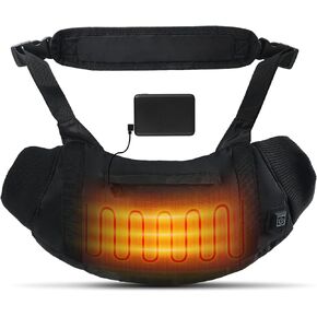 Heated Hand Warmers Pouch with 10000mAh Power Bank Included– 3 Levels Up to 14.5Hrs Double-Sided Heat, Adjustable Strap for Hunting & Camping, Waterproof Dual Pockets, Fleece Lined Survival Gear in Kuwait