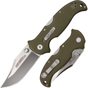 COLD STEEL Bush Ranger Lite 3.5 "8Cr13MoV شفرة حلاقة حادة 4.875" GFN مقبض سهل الإمساك للاستخدام اليومي سكين صيد قابل للطي مع قفل الروك in Kuwait