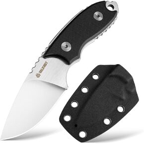 VALKNUT EDC Fixed Blade Neck Knife with Kydex Sheath Mini D2 Steel Small Pocket Knife, Mens Compact Knife for Outdoor Survival in Saudi Arabia