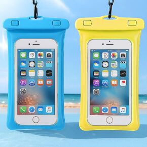 Waterproof Phone Pouch Dry Bag, Universal Waterproof Case for iPhone 16 15 14 13 Pro Max, Samsung and More, Touchscreen Safe Phone Holder for Beach, Pool, Cruise, Travel Essentials 3 Pack Multicolor in Kuwait