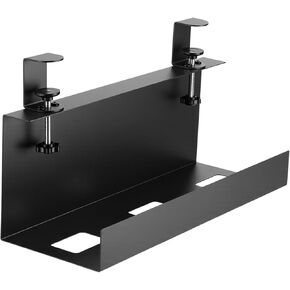 صينية إدارة الكابلات تحت المكتب مقاس 16 بوصة بدون مشبك مثقاب على شريط الطاقة ومنظم كابل سلك معدني للمكتب والمنزل (5 × 3 بوصة، أبيض) in Kuwait