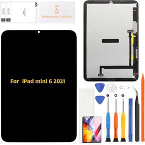 A-MIND Screen Replacement for iPad mini 6 2021 8.3 Inch Fog LCD Display Touch Screen Digitizer Assembly Black Compatible with A2567 A2568 A2569 in Saudi Arabia